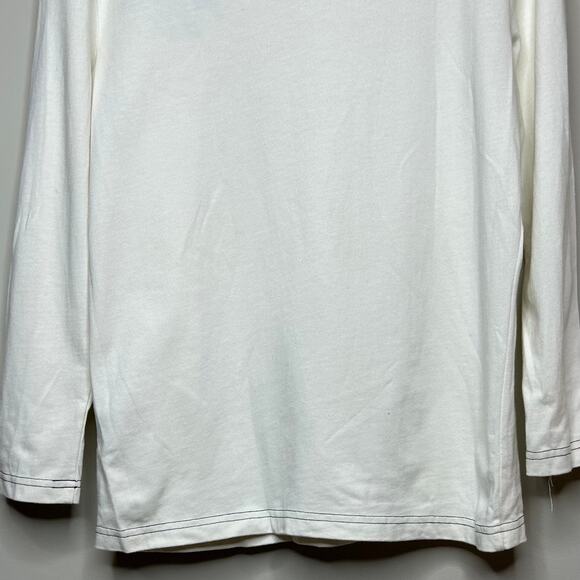 J.Crew Ivory Je T'Aime NYC Shirt Size XS 100% Cotton I Love NYC - Picture 9 of 10